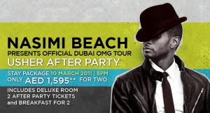 Offical Usher OMG Tour After Party at Nasimi Beach, Atlantis