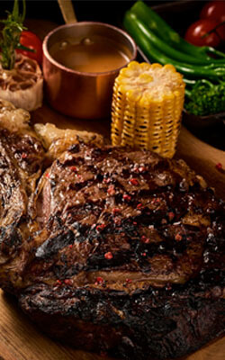 Come for the best steak in town at, Atlantis, The Palm