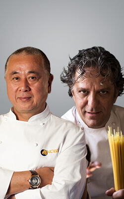 Exclusive Four Hands Dinner with Michelin-Starred Chef Nobu Matsuhisa and Chef Giorgio Locatelli at Atlantis, The Palm